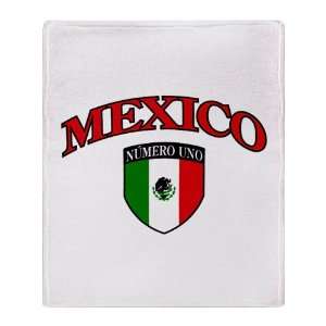   Stadium Throw Blanket Mexico Numero Uno Mexican Flag 