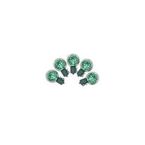  LED G40 Tinsel Christmas Lights   Green Wire Patio, Lawn & Garden