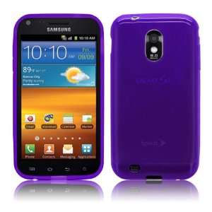   Purple Flex Gel Case / Skin / Cover for Samsung Epic 4G Touch / D710
