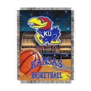  Kansas Jayhawks NCAA Woven Tapestry Throw (Home Field 