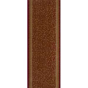   Rug Lorenzo Runner, Garnet, 2 Foot 7 Inch by 12 Foot