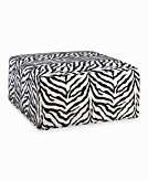    Wild Zebra Cocktail Ottoman  