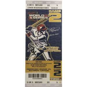Paul Konerko Chicago White Sox   2005 WS GM 2   Autographed Mega 