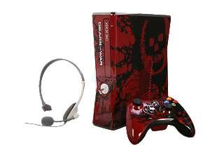   Microsoft Xbox 360 Gear of War 3 Special Edition 320 GB Hard Drive Red