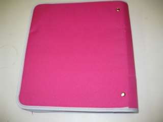 NEW 1 1/2 Zippered 3 Ring Binder With Storage Areas  