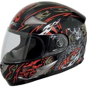    90 Helmet , Size XL, Style Shade, Color Red 0101 5204 Automotive