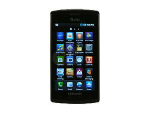 Samsung Captivate Black 3G Unlocked Smart Phone w/ 5.0MP Camera, Auto 