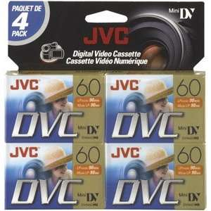    Jvc Mdv60Du4 Mini Digital Video Cassette (4 Pk) Electronics