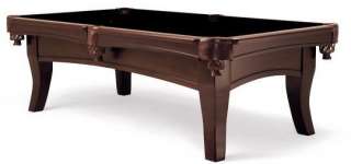 foot POOL TABLE THE SOUTH BEACH in WALNUT by BERNER BILLIARDS 