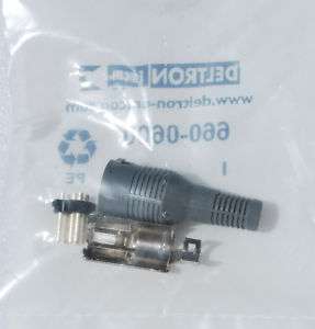 Deltron Emcon   6 PIN INSULATED DIN CONNECTOR   SEALED  