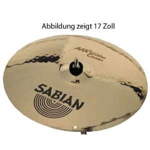  Sabian AAX Studio Crash Cymbal, Brilliant, Brilliant 15 