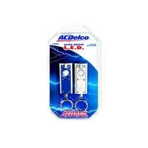 com Ac Delco Led Keychain Flashlights 2 Pack Fits Anywhere Batteries 
