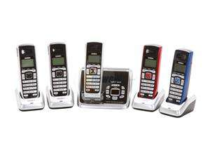   DECT 6.0 5X Handsets Cordless Phone Integrated Answering Machine