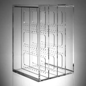  Clear Acrylic Earring Organizer   Holds 90 Pairs of 