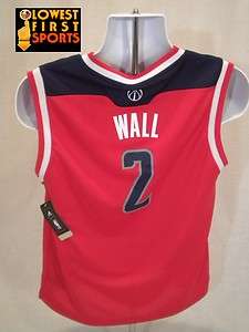John Wall Washington Wizards #2 Adidas Away Jersey Small Boys Kids Sz 