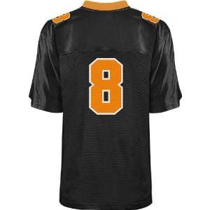  Tennessee #8 Adidas Replica Football Jersey (Black 