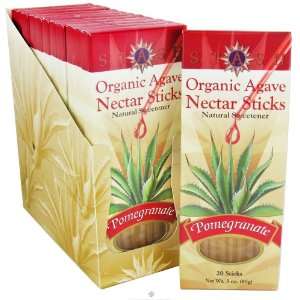 Stash Tea   Organic Agave Nectar Sticks Pomegranate   20 Stick(s)