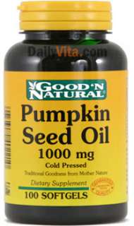 2x Pumpkin Seed Oil 1000mg Cucurbita pepo, 200 Softgels  
