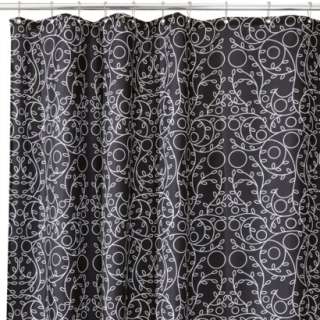 InterDesign Twigz Shower Curtain   Black/White (72x72).Opens in a new 