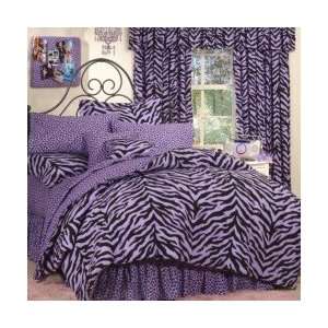   Zebra Full Size 8 Piece Girls Animal Print Bedding