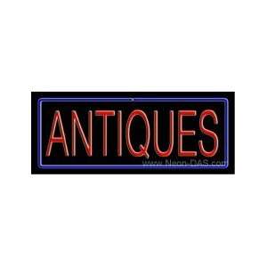  Antiques Neon Sign 13 x 32