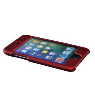   Red HARD SKIN CASE COVER for Apple IPOD TOUCH 4 4TH GEN 4G Cheap Fast