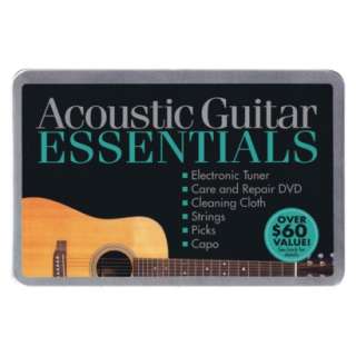 Hal Leonard Acoustic Guitar Essentials Music Sales Survival Kit.Opens 