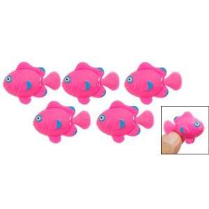  Como Pink Plastic Floating Fish Aquarium Tank Ornament 5 