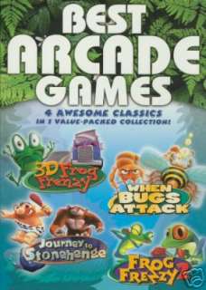 Lot Best Arcade Games PC Journey to Stonehenge Bugs, frogger action 