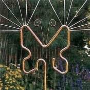 Price/Pack)Butterfly Artful Shower. Copper sprinkler. USA made