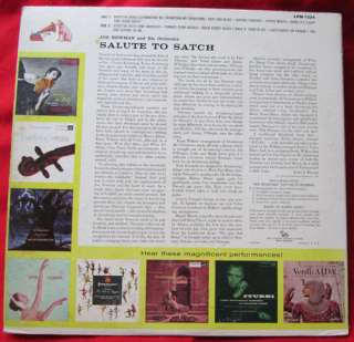   LP salute to satch louis armstrong record LPM 1324 DG top dog mono NM