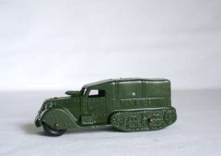 Tootsietoy Half Track 1950 Army Military Toy Truck Jeep Diecast 