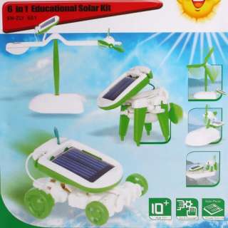 in 1 Educational Solar Powered Manual Assemble Kits  
