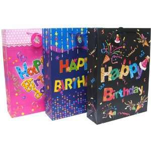  Birthday Jumbo Gift Bag Assorted Case Pack 12 Everything 