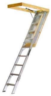 Louisville Aluminum Attic Ladder 7 Foot 9 Inch To 10 Foot Rated To 350 