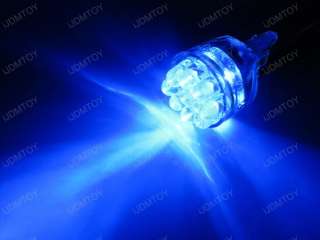   pair Ultra Blue T20 7440 7441 7443 7444 LED Backup Reverse Lights