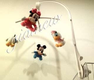   Disney Mickey Mouse Baby Crib Musical Mobile, Great Gift 