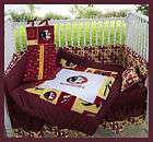 NEW baby crib bedding set mw FLORIDA STATE FSU fabric