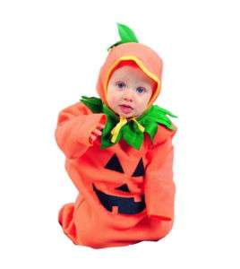 Baby Cute Pumpkin Bunting Newborn Halloween Costume  