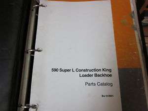 Case 590 Super L Loader Backhoe Parts Catalog  