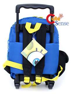 Spongebob School Roller Bag Rolling Backpack 4