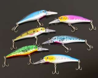 5PCS CRANKBAIT FISHING LURES BAIT TACKLE 5 color lot new sell Free 