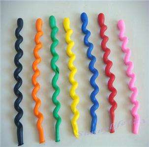 80 x Colorful Spiral Balloons  