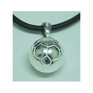   Ball Pendant 18 Leather Cord Necklace (Brand New)