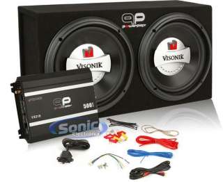 1000w max power bass system 10 sub enclosure and amp package