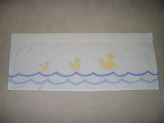 Pottery Barn Kids Duck Shower Curtain Valance Towels 8 piece set 