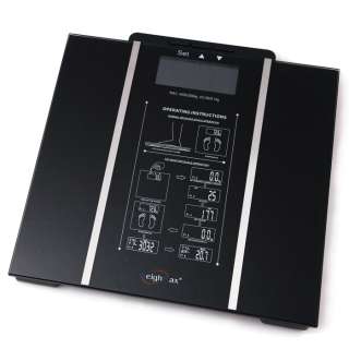   Digital Body Fat and Water Bathroom Scale with Step on Tech  