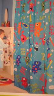   Fabric Shower Curtain for Childrens Bath NEW 036326424268  