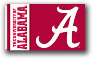3x5 College Football Flags Alabama Crimson Tide Banners  