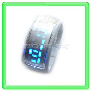 Digital Jelly Watch LED binary Wristwatch Unisex Gift  